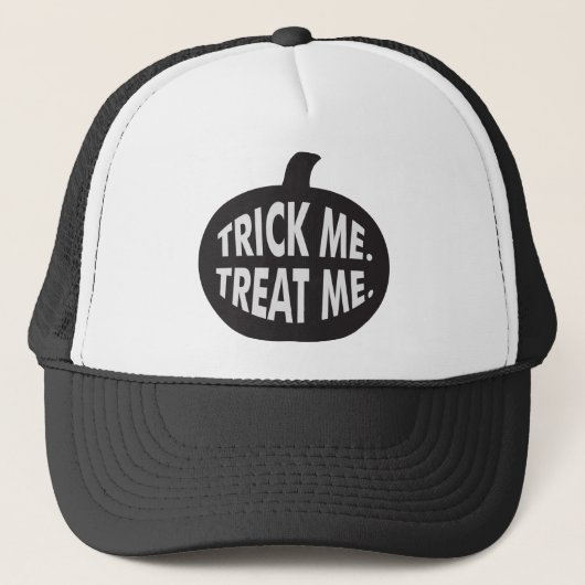 Trick me behandel me B/W Trucker Pet (Voorkant)
