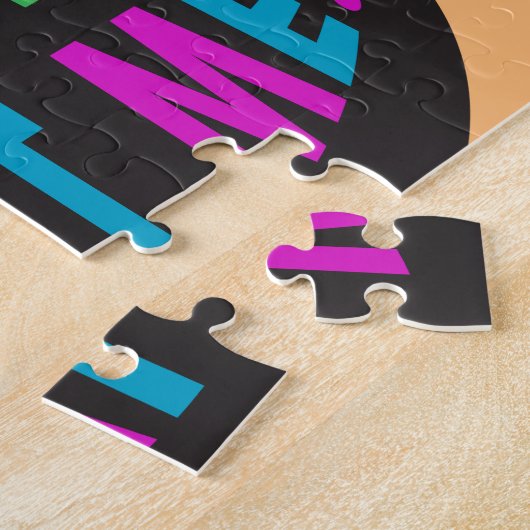 Trick me Behandel me Multi-Color Legpuzzel (Zijkant)