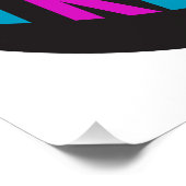 Trick me Behandel me Multi-Color Poster (Hoek)