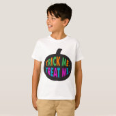 Trick me Behandel me Multi-Color T-shirt (Voorkant volledig)
