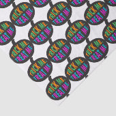 Trick me Behandel me Multi-Color Tissuepapier (Detail)