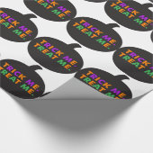 Trick me, behandel me multi-kleuren cadeaupapier (Hoek)