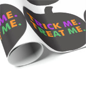 Trick me, behandel me multi-kleuren cadeaupapier (Rol Hoek)