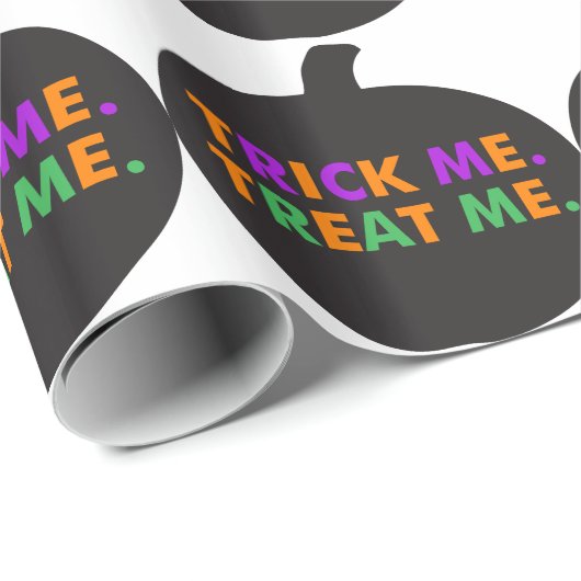 Trick me, behandel me multi-kleuren cadeaupapier (Rol Hoek)