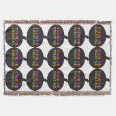 Trick me behandel me multi-kleuren deken (Voorkant)