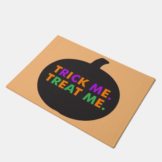 Trick me behandel me multi-kleuren deurmat (Schuin)