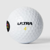 Trick me behandel me multi-kleuren golfballen (Logo)