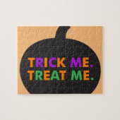 Trick me, behandel me multi-kleuren legpuzzel (Horizontaal)