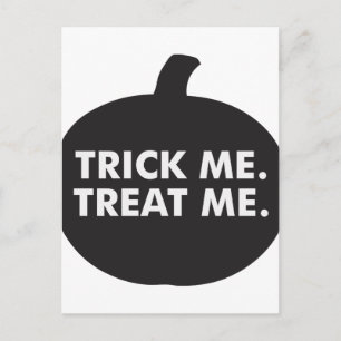 Trick me Treat me, Black White Briefkaart
