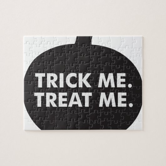 Trick me Treat me, Black White Legpuzzel (Horizontaal)