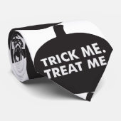Trick me Treat me, Black White Stropdas (Opgerold)