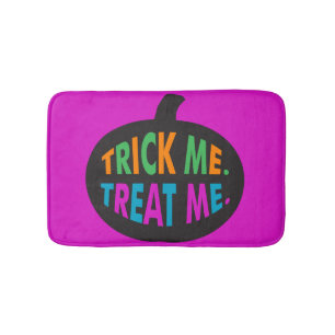 Trick Me Treat Me, Halloween Multi-Color Badmat