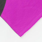 Trick Me Treat Me, Halloween Multi-Color Fleece Deken (Hoek)