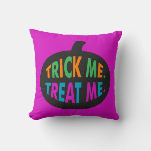 Trick Me Treat Me, Halloween Multi-Color Kussen