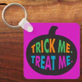 Trick Me Treat Me, Halloween Multi-Color Sleutelhanger (Voorkant)