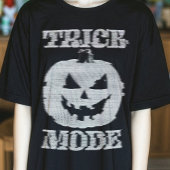 Trick Mode Glitchy Pumpkin T-shirt
