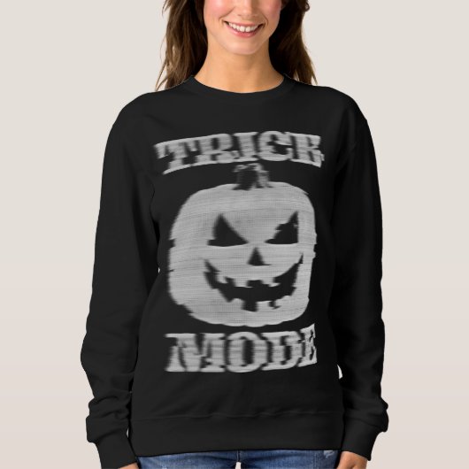 Trick Mode Glitchy Pumpkin Trui (Voorkant)