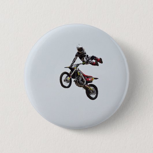 Trick Motocross Ronde Button 5,7 Cm (Voorkant)