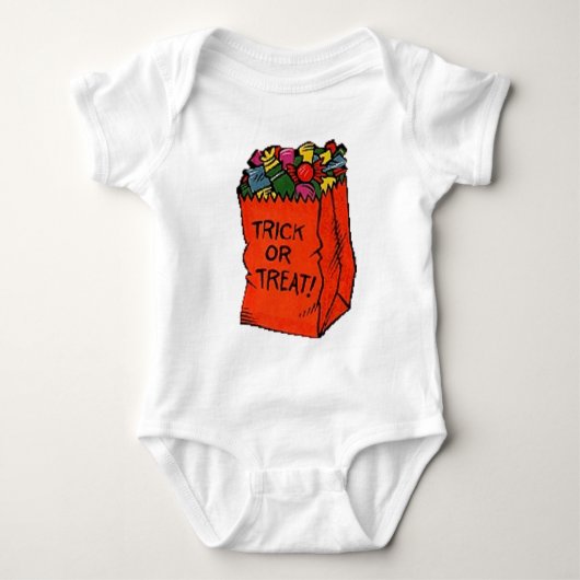 Trick O Treat Snoep Bag Romper (Voorkant)