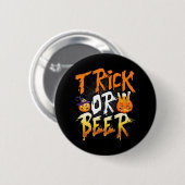 Trick of Beer T Shirt Ronde Button 5,7 Cm (Voorkant /achterkant)
