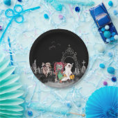 Trick of behandelaars Halloween Papieren Bordje (Feest)