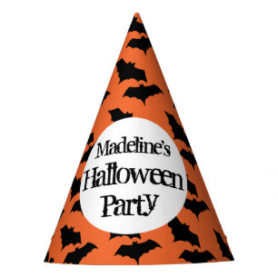 Trick of behandeling Halloween Party Oranje Kinder Feesthoedjes