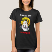 Trick of behandeling Halloween T-shirt (Voorkant)