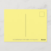 TRICK- OF BEHANDELINGSBBT-ZEBRA, HALLOEEN SNOEP BRIEFKAART (Achterkant)