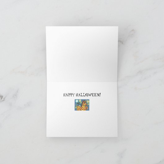 TRICK- OF BEHANDELINGSBBT-ZEBRA, KUSTHALLOEEN KAART (Binnen)