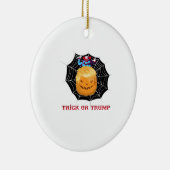 Trick of Halloween enge clown Keramisch Ornament (Rechts)