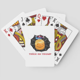 Trick of Halloween enge clown Pokerkaarten