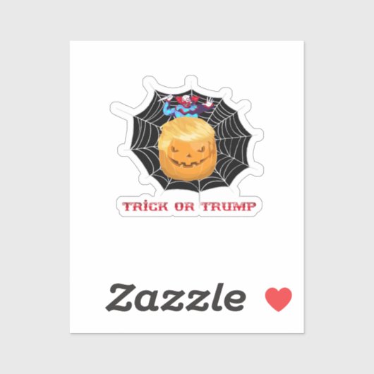 Trick of Halloween enge clown Sticker (Vel)