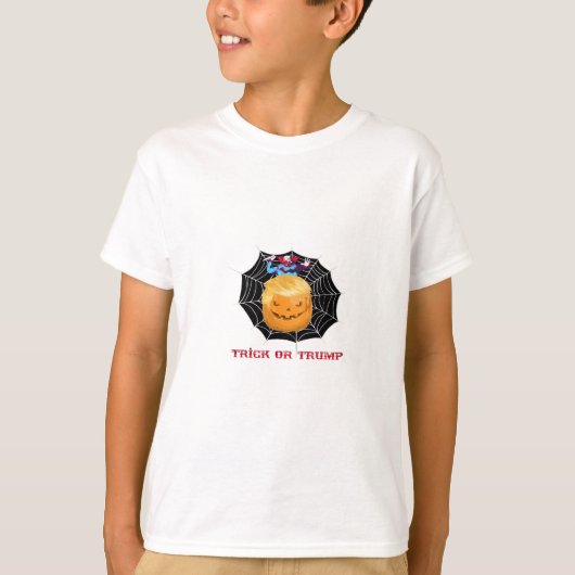 Trick of Halloween enge clown T-shirt (Voorkant)