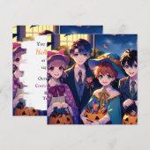 Trick of het behandelen van Kinderen in kostuums H Kaart (Voorkant / Achterkant)