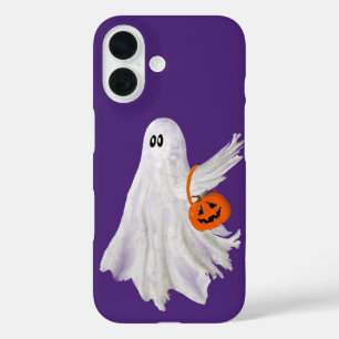 Trick of het behandelen van spook met pompoen Snoe iPhone 16 Hoesje