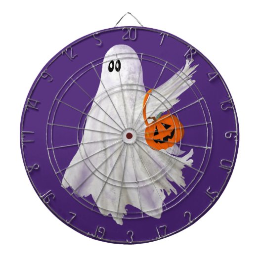 Trick of het behandelen van spook met pompoen Snoe Dartbord (Voorkant)