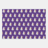 Trick of het behandelen van spook met pompoen Snoe Inpakpapier Vel (Voorkant 3)