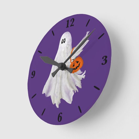 Trick of het behandelen van spook met pompoen Snoe Ronde Klok (Hoek)