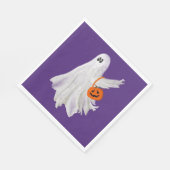 Trick of het behandelen van spook met pompoen Snoe Servet (Hoek)