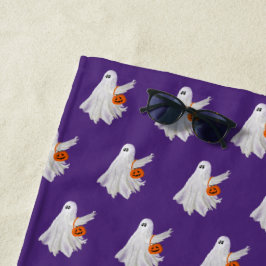 Trick of het behandelen van spook met pompoen Snoe Strandlaken