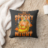 Trick of Pumpkin Spooky Night Kussen (Deken)