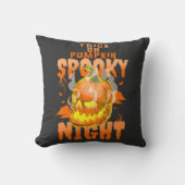 Trick of Pumpkin Spooky Night Kussen (Voorkant)