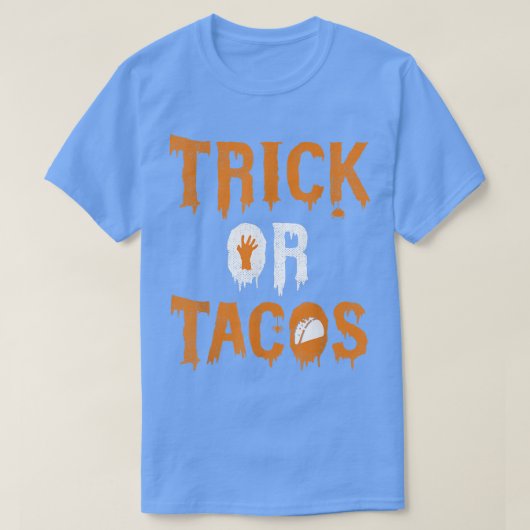 Trick of Tacos Funny Halloween T-shirt (Design voorkant)
