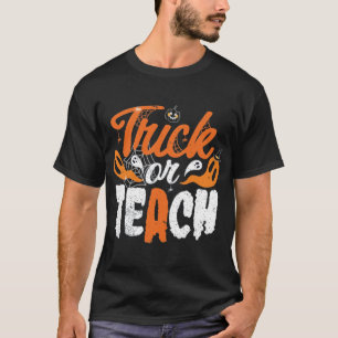 Trick of Teach leraar Halloween Costume T-shirt