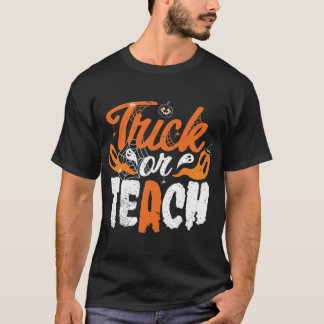 Trick of Teach leraar Halloween Costume T-shirt