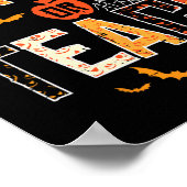 Trick of Teach Retro Halloween leraar vrouwen Man Poster (Hoek)
