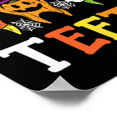 Trick of Teeth Dental Halloween Treat Dentist Poster (Hoek)