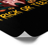 Trick of Teeth Dentist Halloween Costume Dental Poster (Hoek)