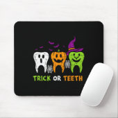 Trick of Teeth Grappige Tandheelkundige Squad Hall Muismat (Met muis)