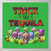 Trick of Tequila-T-shirt Poster (Voorkant)